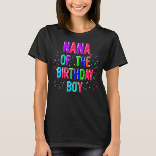 Camiseta Nana de la familia de los niños de cumpleaños