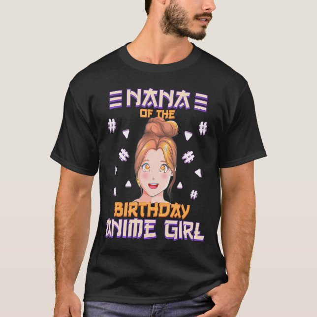 Camiseta Nana De La Familia Fiesta Anime Chica Otaku (Anverso)