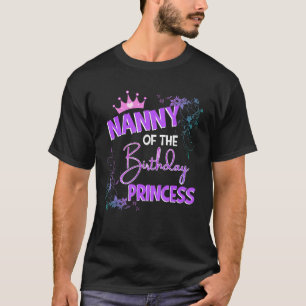 Camiseta Nana De La Familia Princesa De Cumpleaños Coincidi