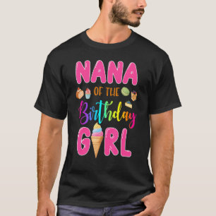 Camiseta Nana De La Familia Temática Nana De La Crema De Hi