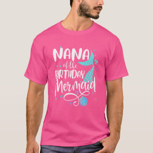 Camiseta Nana De La Fiesta Que Coincide Con La Sirena De Cu