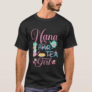 Camiseta Nana de la hora del Chica del té de pera para el p