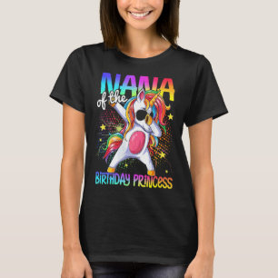 Camiseta Nana De La Princesa Nacida Dabbing Unicorn