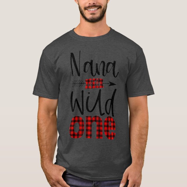 Camiseta Nana de la salvaje leñadora de un búfalo (Anverso)
