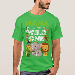 Camiseta Nana de la selva salvaje de Safari Jungle un zoo c