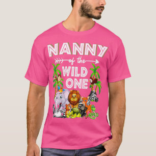 Camiseta Nana De La Selva Salvaje Un Zoológico Nacimiento S