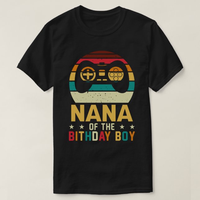Camiseta NANA De La Viñeta Del Juego De Birthday Boy (Diseño del anverso)