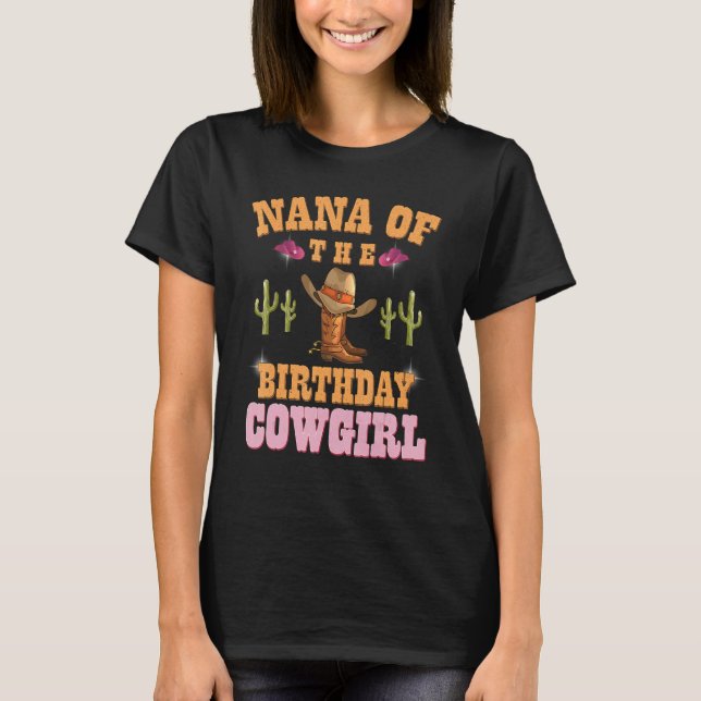 Camiseta Nana De Los Chicas Temáticos Occidentales De La No (Anverso)
