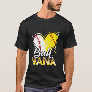 Camiseta Nana de los dos deportes de baloncesto de fútbol d
