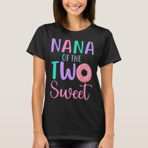 Camiseta Nana de los dos dulces Chicas de cumpleaños