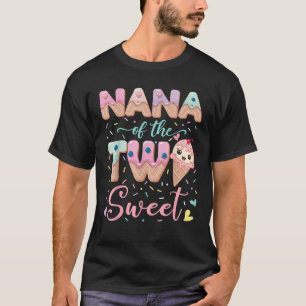 Camiseta Nana De Los Dos Dulces Crema De Hielo Amante Del S