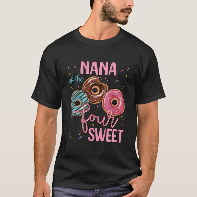 Camiseta Nana De Los Dulces Cuatro Cuarta Fiesta De Cumplea (Anverso)