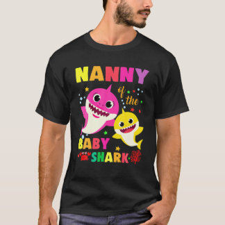 Camiseta Nana Del Bebé Tiburón Cumpleaños Mamá Mi Tiburón