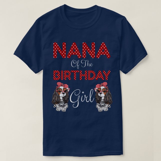 Camiseta Nana Del Chica De Cumpleaños (Diseño del anverso)