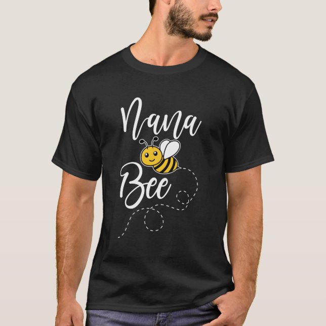 Camiseta Nana Del Día De La Abeja Hive Familia Dulce (Anverso)
