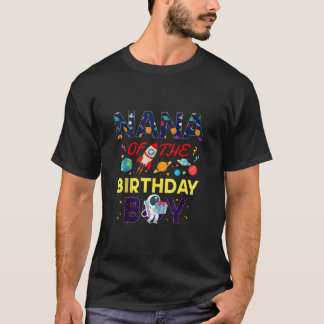 Camiseta Nana del espacio de Astronauta Natal para familias