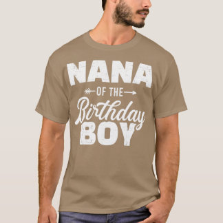 Camiseta Nana del hijo de cumpleaños que iguala a la famili