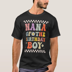 Camiseta Nana Del Nacimiento Retro Groovy Cumpleaños Bo