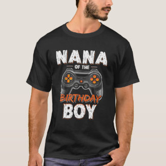 Camiseta Nana Del Niño De Cumpleaños Que Coincide Con El Vi