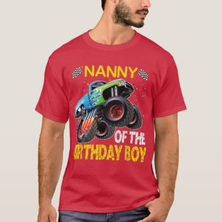 Camiseta Nana Del Niño Nacimiento Monstruo Camión Cumpleaño