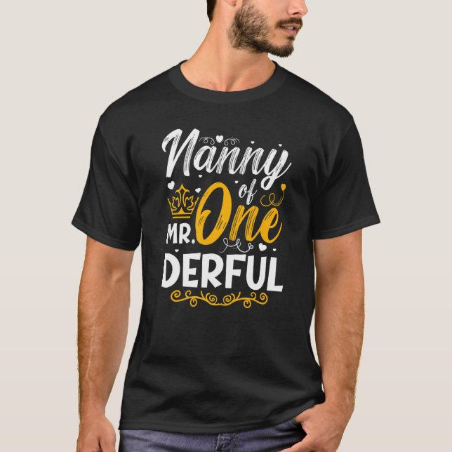 Camiseta Nana Del Sr. Un Fiesta Derful Que Coincide Con La  (Anverso)