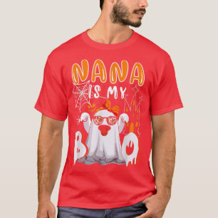 Camiseta Nana es mi Boo Halloween Fantasma Gantasmas Amor