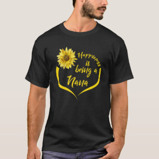 Camiseta Nana Gift: La felicidad es ser una nana