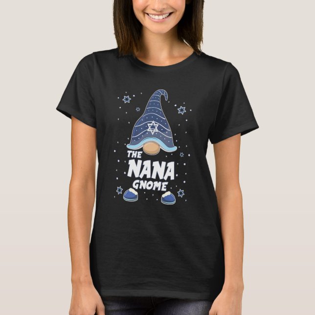 Camiseta Nana Gnome  Hanukkah Family Matching for men women (Anverso)