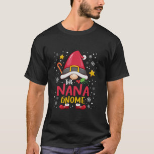 Camiseta Nana Gnome Navidades Santa Claus Xmas Familia Paja