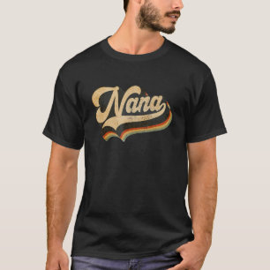 Camiseta Nana Grandma 60's Love 70's Vintage Disco Dance Co