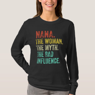 Camiseta Nana La Mujer El Mito La Mala Influencia Retro Vi