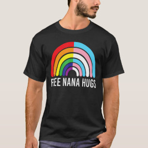 Camiseta Nana Libre Abraza La Bandera Transgénero Arcoiris