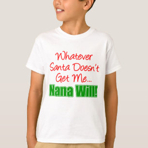 Camiseta Nana Mejor Que Santa