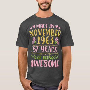 Camiseta Nana Mom Tía Sister Hija Realizada En Noviembre De