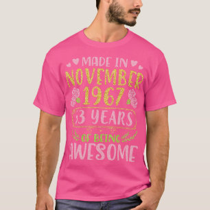 Camiseta Nana Mom Tía Sister Hija Realizada En Noviembre De