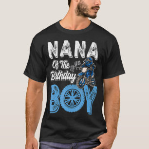 Camiseta Nana of the Birthday Boy Dirt Bike Bday Party
