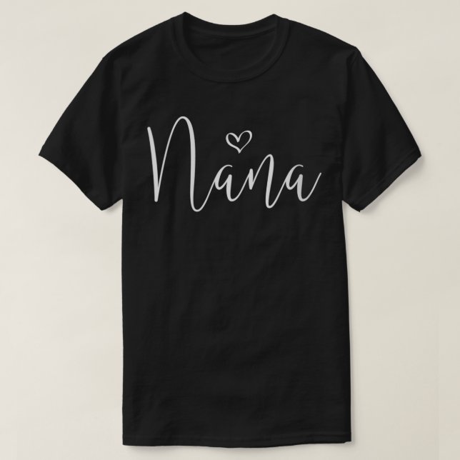 Camiseta Nana para mujeres Navidades de la abuela D de la m (Diseño del anverso)