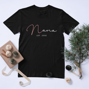 Camiseta Nana Personalizada - Abuela Desde 20XX