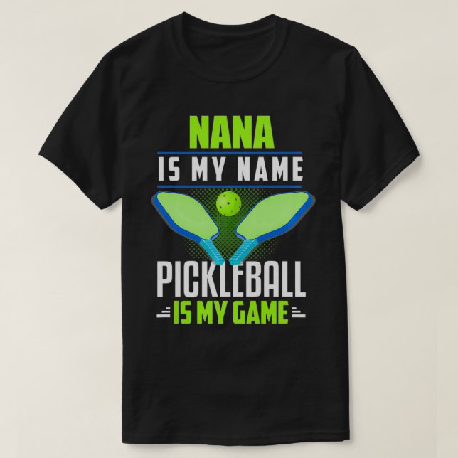 Camiseta Nana Pickleball Abuela Gift Gr (Diseño del anverso)