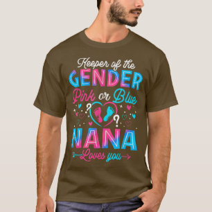 Camiseta Nana Rosa O Azul Divertido Te Ama A La Revelación
