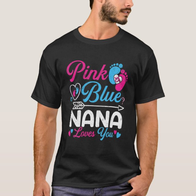 Camiseta Nana Rosa O Azul Te Ama La Divertida Reserva De Gé (Anverso)