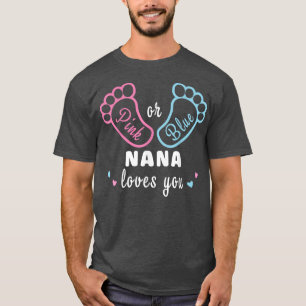 Camiseta Nana Rosa O Azul Te Ama, Revelación De Género