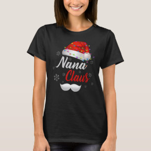 Camiseta Nana Santa Claus Gorra Familia Nieve Ligera Santa 