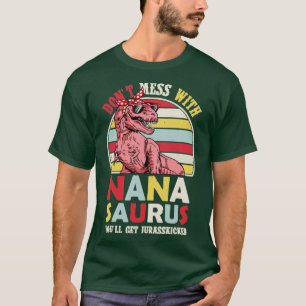 Camiseta Nana Saurus Tshirt GrandmaSaurus Shirt Grandma din