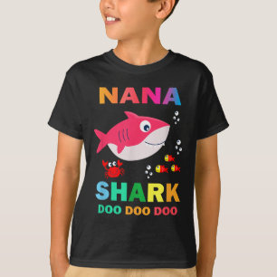 Camiseta Nana Shark, Regalo del Día del Padre de E