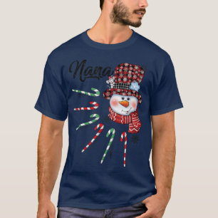 Camiseta Nana Snowman Candy Candy Red Sombrero De Sombrero