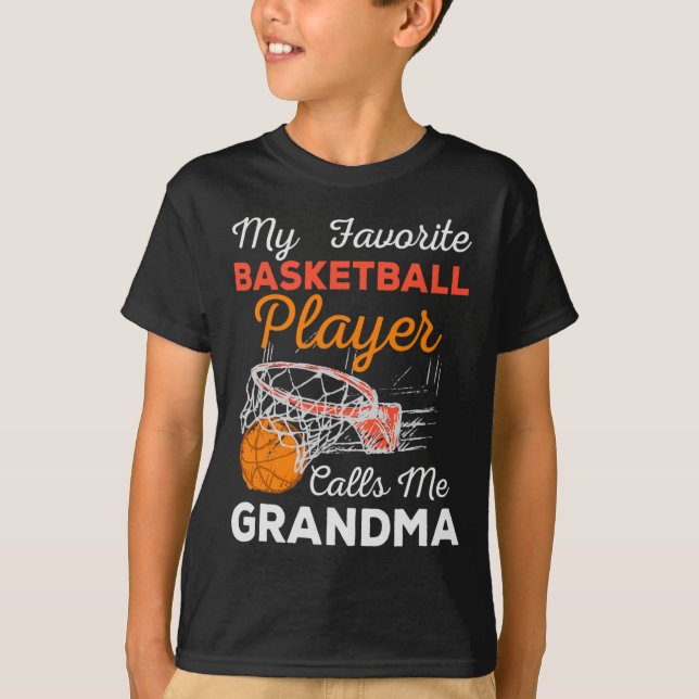 Camiseta Nana Tee - My Favorite Sketll Player Calls Me Gran (Anverso)