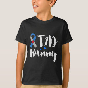 Camiseta Nana tipo 1 T1D Regalos de sensibilización sobre l