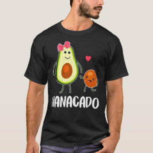 Camiseta Nanacado Cute Aguacate Mujeres Embarazadas