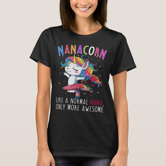 Camiseta Nanacorn tiene gusto de una Nana normal solamente (Anverso)